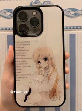 ins博主同款韩系漫画女孩手机壳