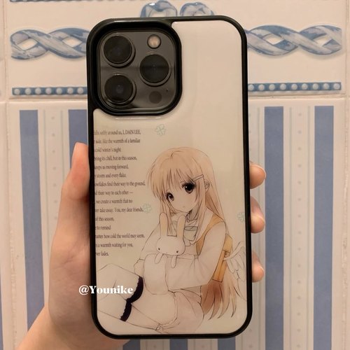 ins博主同款韩系漫画女孩手机壳