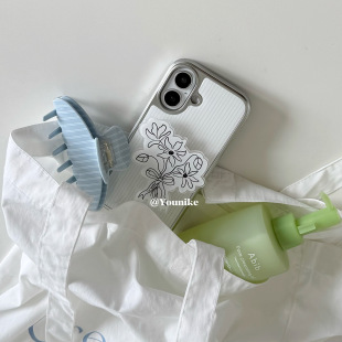 浪漫盛夏法式优雅格调清新气质花卉韩系ins少女适用iphone16pro/15promax保护壳苹果13/14手机壳17保护套