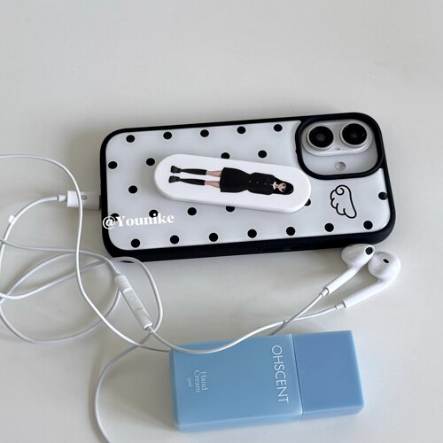 日漫女高少女美学手机壳古早波点