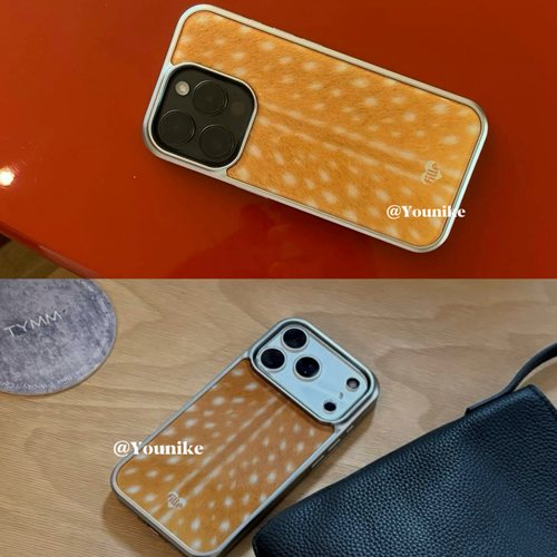 秋冬韩系鹿纹iPhone防摔手机壳套