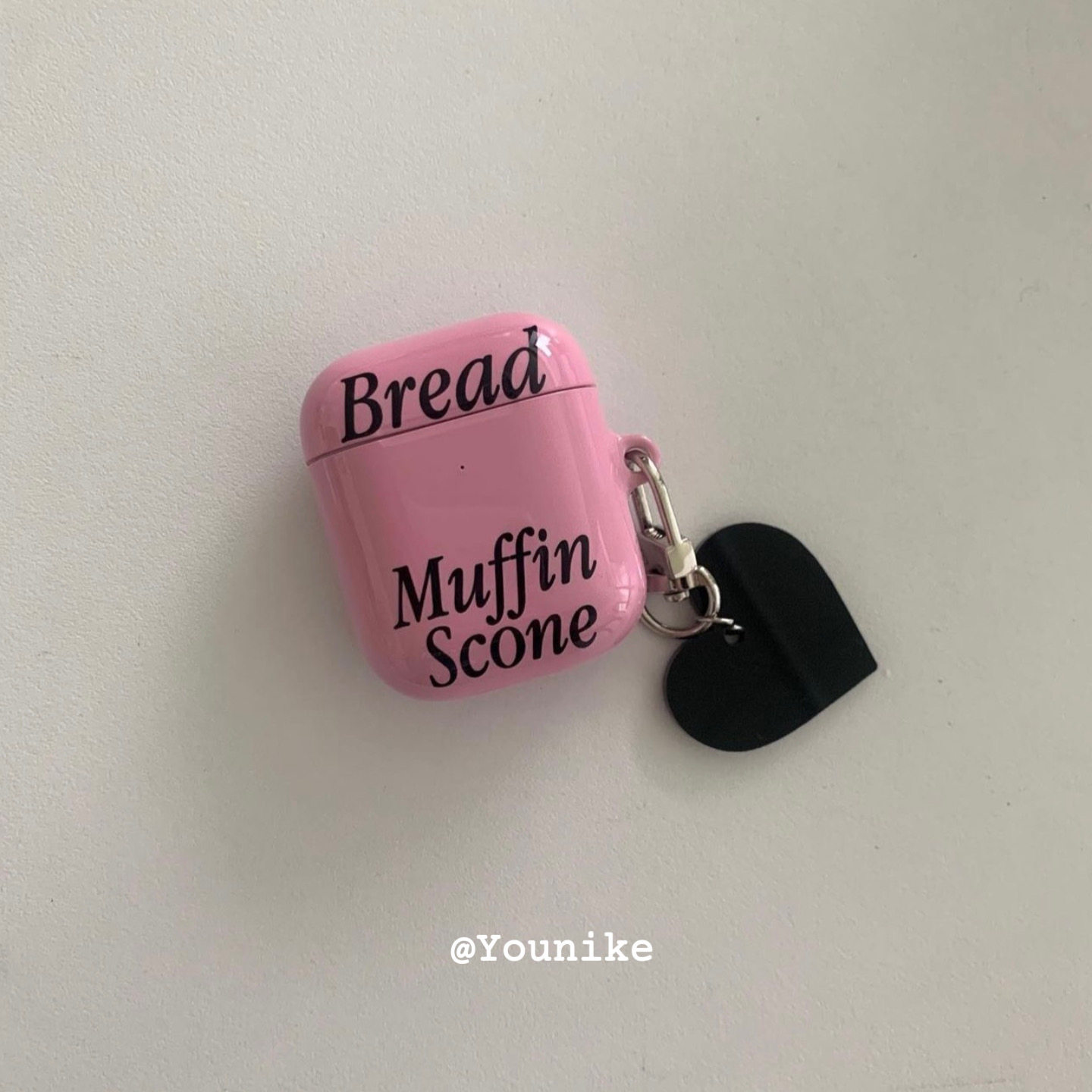 韩国粉色英文airpods1/2无线蓝牙耳机保护套airpods pro2 3硬外壳,3C数码配件,耳机保护套,淘宝优惠券,粉丝福利购,淘宝优惠卷