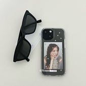 17promax保护壳苹果16手机壳16promax保护套15防摔13 韩版 高透创意可以放小卡片星星适用iphone17air 14外壳