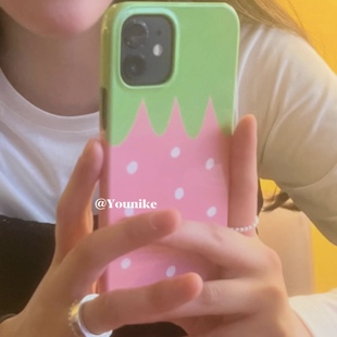 15promax苹果16 14手机壳保护套 磁吸适用iphone16pro chic韩系ins夏日清甜可爱粉嫩水果草莓复古趣味时尚