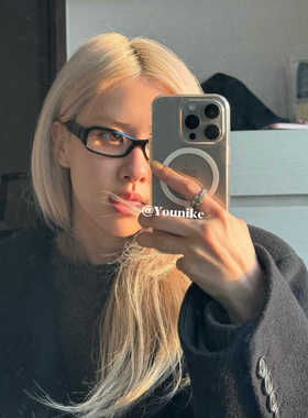 朴彩英rosé同款简约透明磁吸无线充适用iphone16pro/15promax保护壳苹果17air手机壳17promax保护套13/14壳