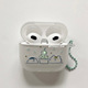 韩系ins风小众创个趣味可爱抹茶绿开灯小熊夏日适用airpods4保护套airpodspro2苹果耳机套airpods3 2防摔