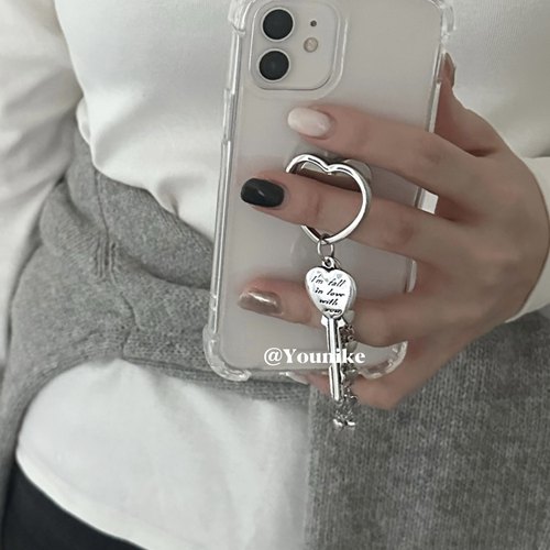 ins欧尼同款韩式气质手机壳指环