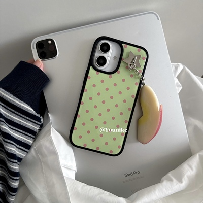 韩系小众古早复古波点元素手机壳