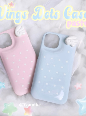 韩系邂逅天使古早波点天使适用iphone17pro/17promax保护壳苹果16手机壳16promax保护套15防摔13/14外壳air