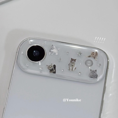 韩系可爱猫咪高清镜头膜钢化膜