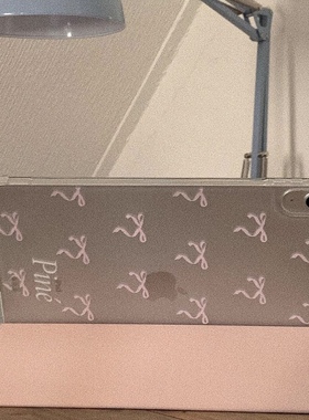 韩系小众ins粉色淡蓝色蝴蝶结丝带适用2024iPad保护壳2022苹果iPad10代保护套air5平板套防摔软壳带笔槽支架