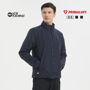 ICEFJORD 男士Primaloft户外P棉服保暖外套无帽棉衣防寒内胆 80克