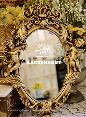 新款法式复古金色天使浮雕壁挂