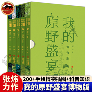 大自然 自然文学典藏之作 矛盾文学奖得主 我 通识教育课书籍 张炜 近200幅手绘博物图 童年之书 原野盛宴博物版