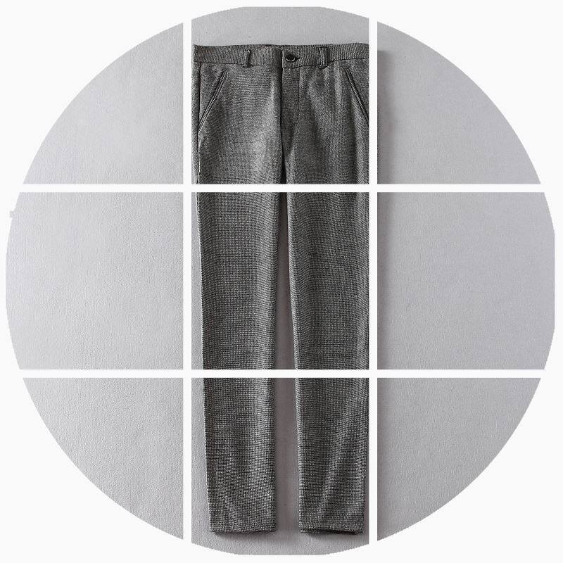 Pantalon droit en coton pour printemps - Ref 1472727 Image 1