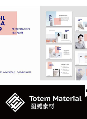 50款PowerPoint简洁文案演示图标信息幻灯片版式PPT模版素材包