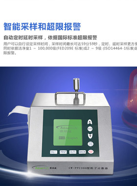 Chinaway赛纳威激光尘埃粒子计数器CW-PPC300 便携式洁净室三通道