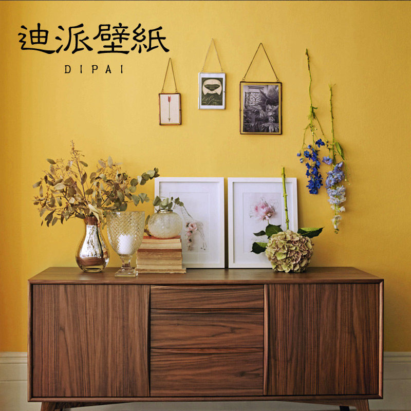 纯色素色淡黄色墙纸橘红色北欧客厅卧室莫兰迪色壁纸非自粘浅蓝色,家装主材,PVC墙纸,淘宝优惠券,粉丝福利购,淘宝优惠卷