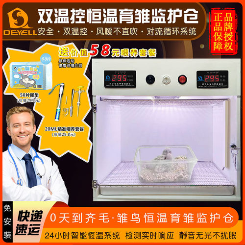 雏鸟监护仓幼鸟保温箱风暖鹦鹉