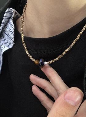 锁骨链叠戴复古极简小众串珠