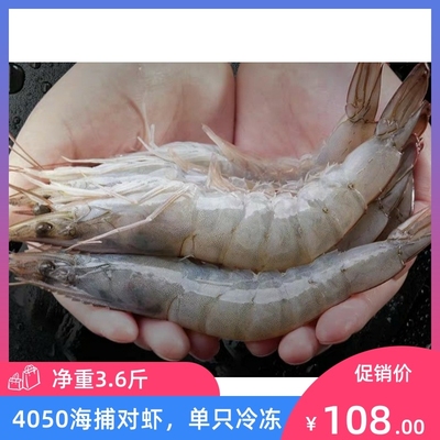 3040大虾鲜活速冻海鲜水产活虾基围虾冻虾特大海虾鲜虾对青虾