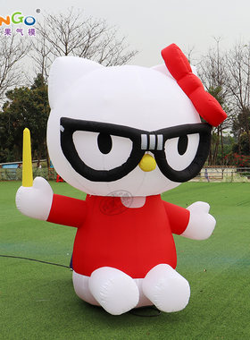 充气卡通眼镜HelloKitty气模