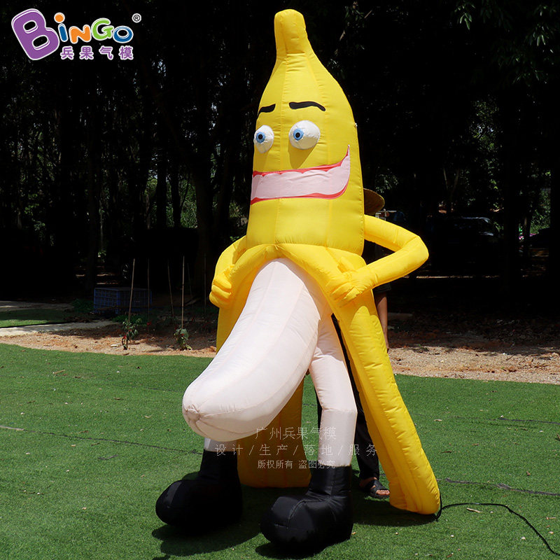 充气搞怪悬挂邪恶卡通香蕉人气模情人节酒吧舞台创意美陈装饰道具