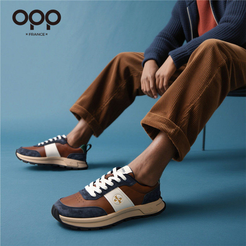 OPP男鞋春季2026新款低帮百搭拼色运动跑步阿甘鞋男士复古休闲鞋,流行男鞋,时尚休闲鞋,淘宝优惠券,粉丝福利购,淘宝优惠卷