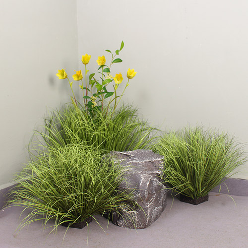 绿之韵塑料仿真绿植田园风格蒲草