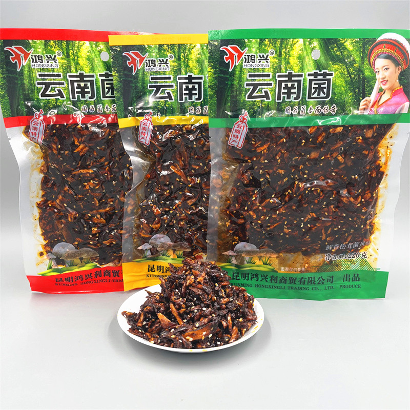 鸿兴松茸牛肝鸡枞菌即食下饭菜