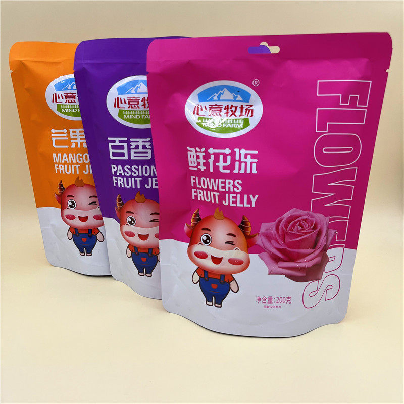 云南大理丽江特产心意牧场鲜花冻芒果冻百香果冻酸奶果糕柠檬布丁