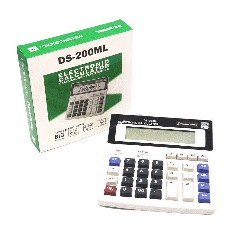 包邮银行财务办公商务计算器200ML计算机电池电子经典型电脑按键