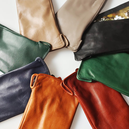 意大利小羊皮手套薄款触屏