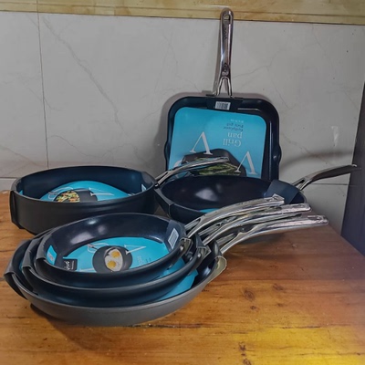 德国V牌硬质氧化不粘煎锅炒锅