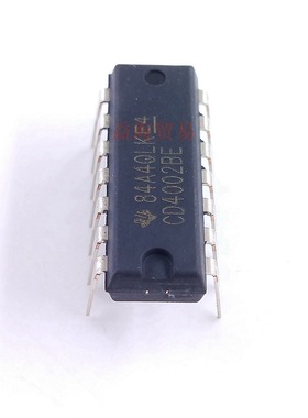 全新 CD4002BE 丝印：CD4002 封装：DIP14 双4输入或非门芯片