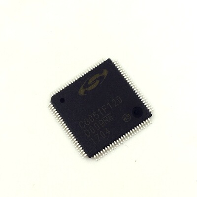 全新原装C8051F120-GQR丝印：C80