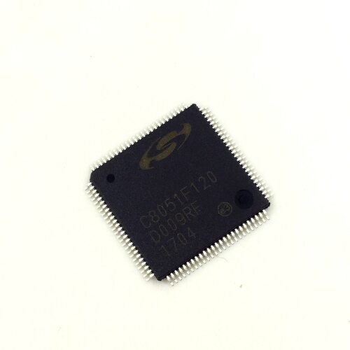 全新原装C8051F120-GQR丝印：C80