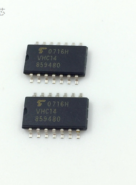 全新原装 TC74VHC14F 丝印：VHC14 封装：SOP14 逻辑反相器芯片