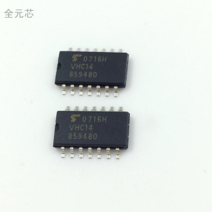 全新原装 TC74VHC14F 丝印：VHC14 封装：SOP14 逻辑反相器芯片