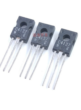 全新 2SC4137 丝印：C4137 封装：TO126 参数：NPN管 25V 0.1A