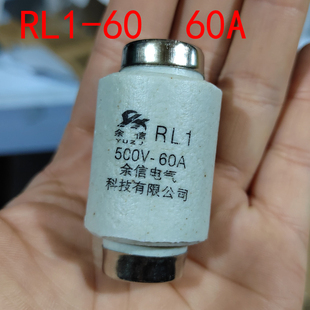 余信电器  RL1-60熔断器体保险丝陶瓷保险管gG60A 32A熔芯20A 40A