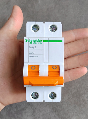 Schneider施耐德2P 20A两32A双进双出空气开关40A照明C家用总63A