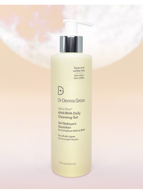 Dr Dennis Gross丹尼斯医生洁面凝露225ml水杨酸果酸卸妆洗面奶