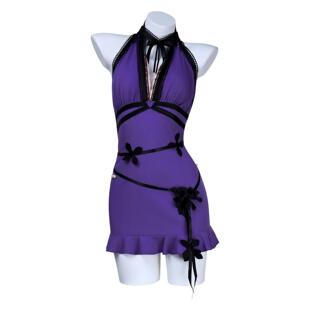 梦想家最终幻想7cos服Tifa蒂法紫色女裙漫展角色扮演cosplay服装