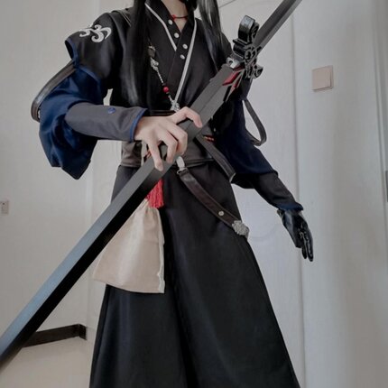 豆豆家现货魔道祖师cosplay服薛洋cos服全套古装改良汉服男女动漫