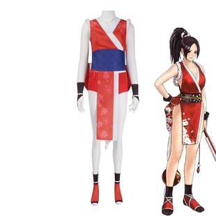 游戏街霸6 不知火舞 cos服 性感旗袍女动漫二次元同款衣服