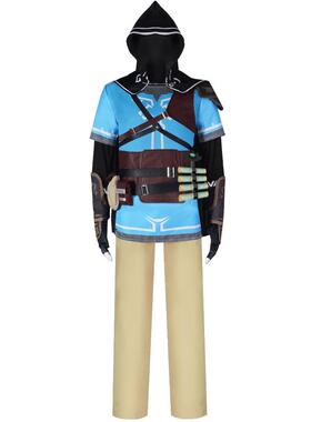 塞尔达传说王国之泪林克cos服旷野之息角色扮演服装cosplay男全套