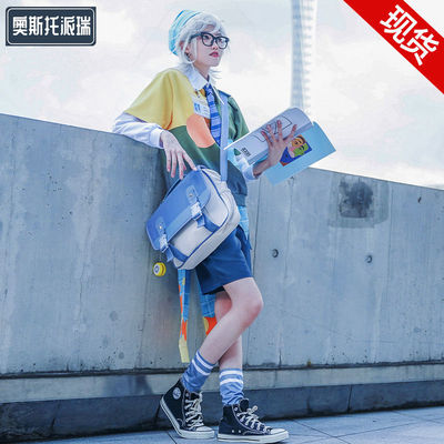 王者荣耀张良cos服缤纷绘卷夏日热力回旋cosplay服装漫展学生套装