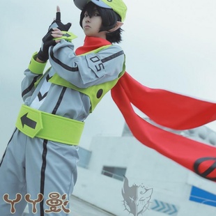 豆豆家现货 送精灵耳 凹凸世界cos 卡米尔 雷狮 cosplay服装假发