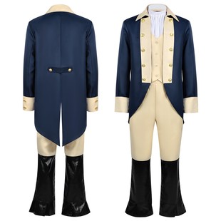 高还原美国总统乔治华盛顿cos服汉密尔顿音乐剧复古军装男表演服